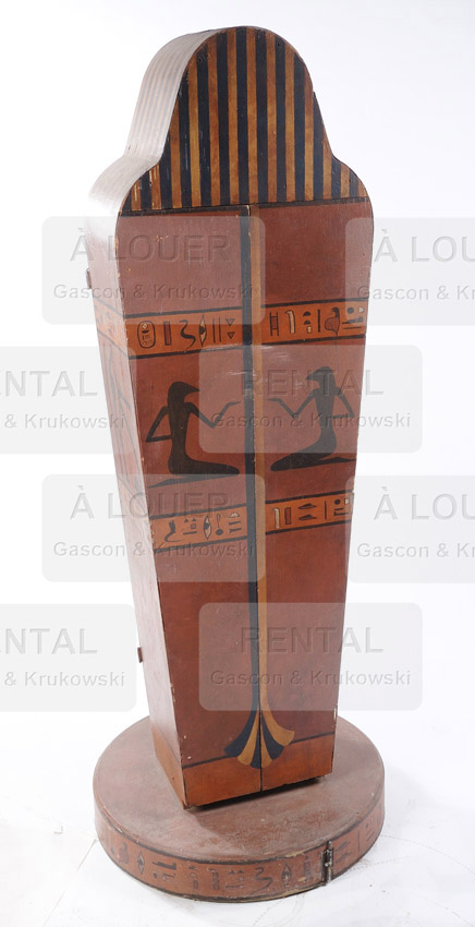 Socle vertical du sarcophage égyptien 1